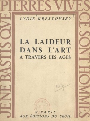 cover image of La laideur dans l'art à travers les âges